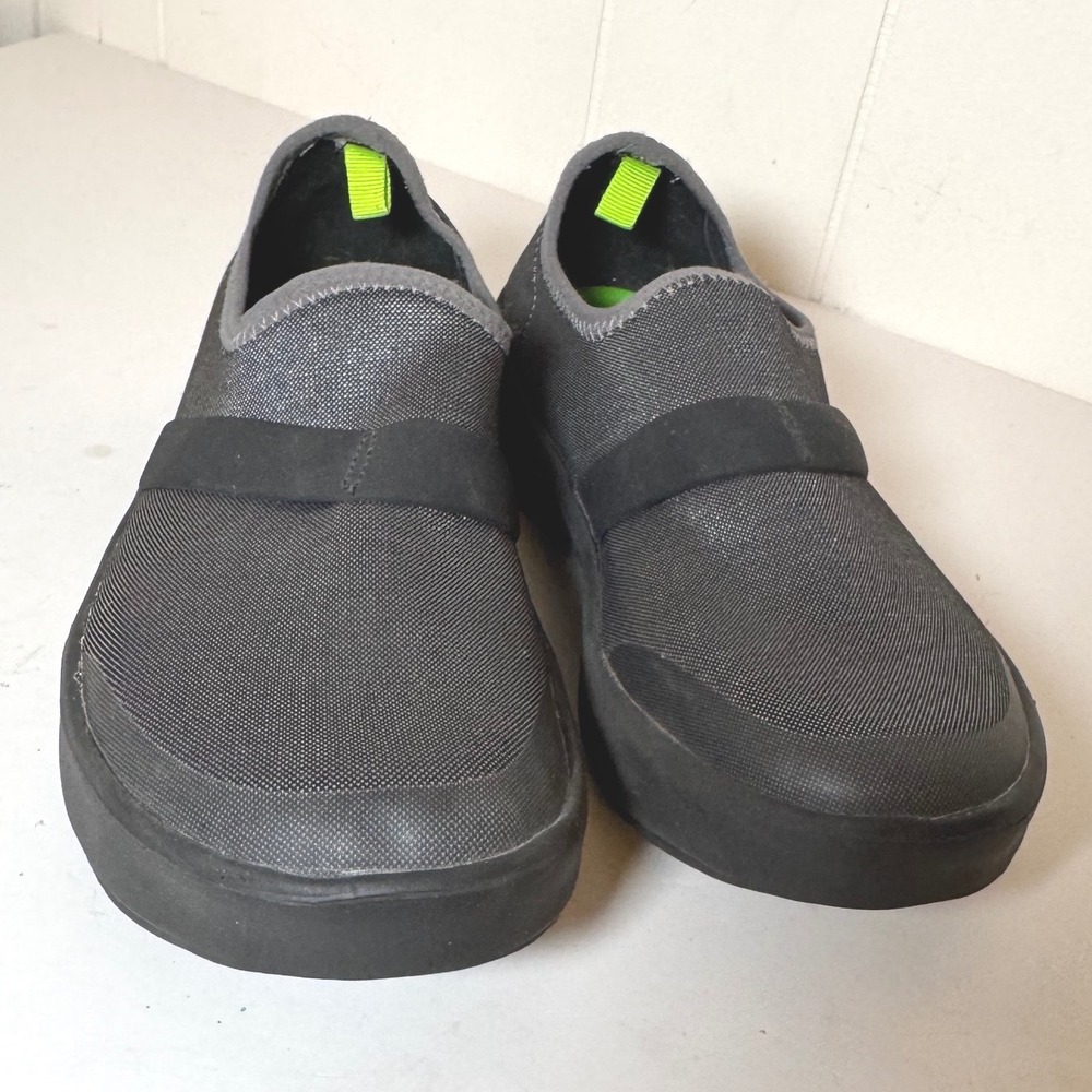 OOFOS OOmg Low Recovery Shoe Black Gray Mesh Slip On Sneakers Womens 5 EU 36 - Picture 2 of 7